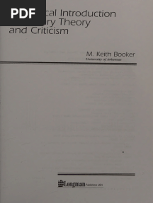 A Practical Introduction to Literary Theory and Criticism -- Booker, M_ Keith -