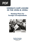 Download Viennas Cafe Louvre in the 1920s  1930s Meeting Place for Foreign Correspondents by DanWDurning SN81223692 doc pdf
