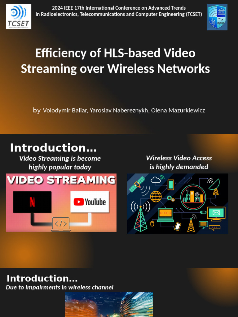 Efficiency of HLS-based Video Streaming Over Wireless Networks | PDF
