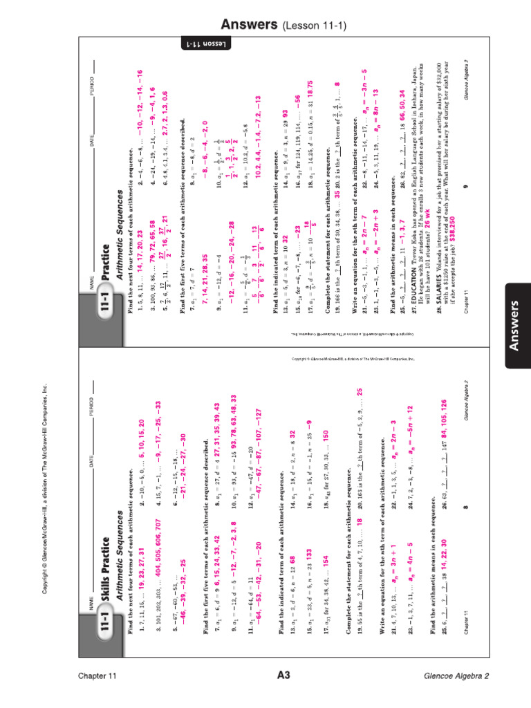 Chapter 11 Answers | PDF
