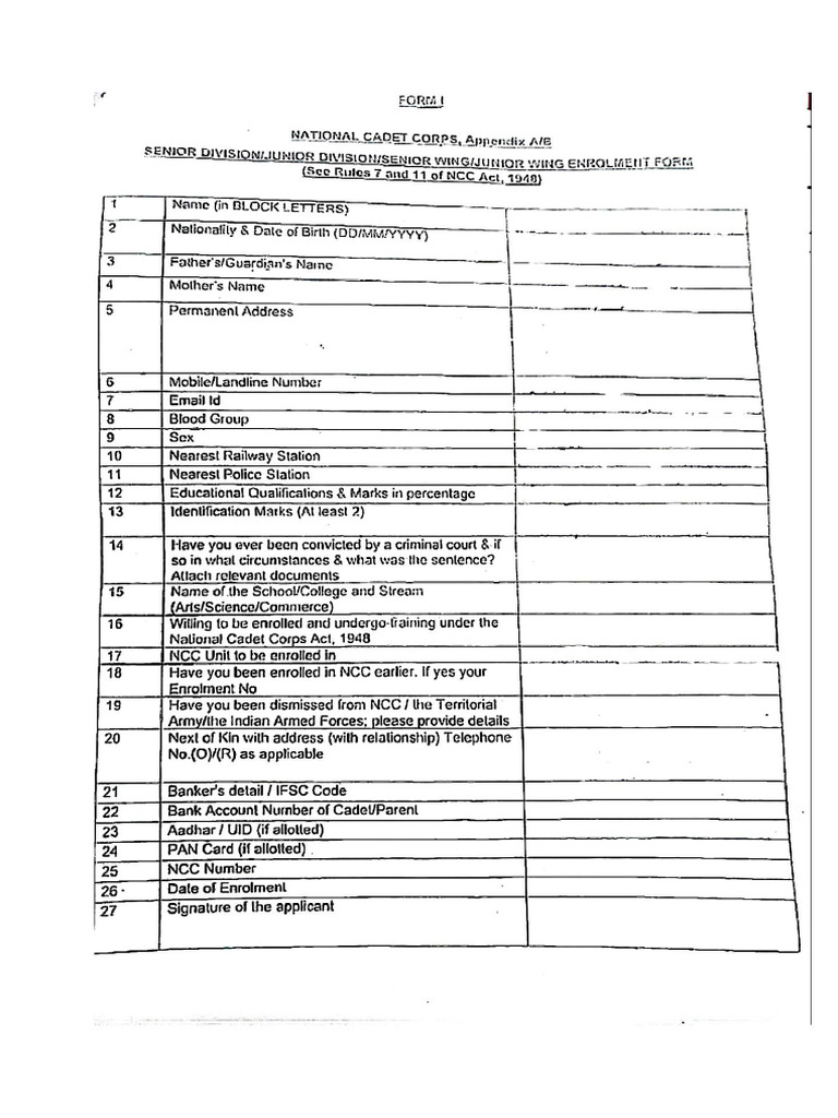 NCC Final Application | PDF