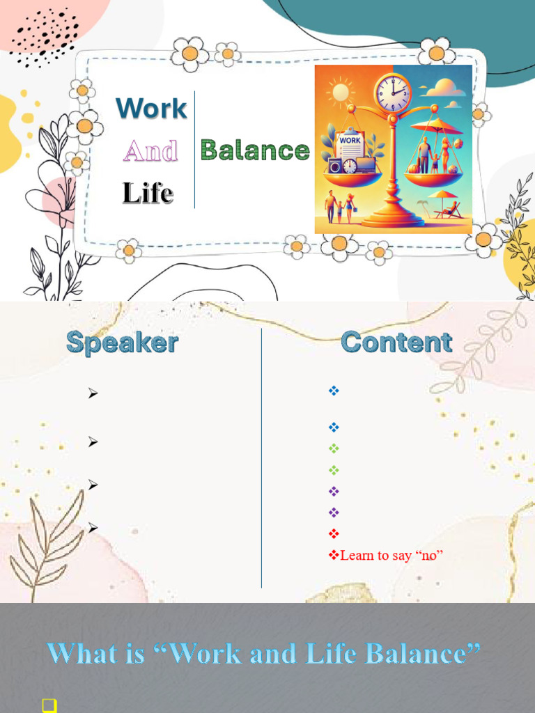 And Life: Balance | PDF | Cognition | Behavioural Sciences