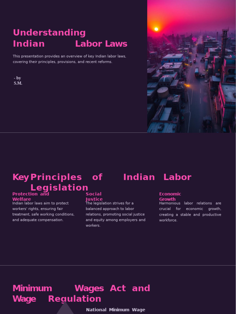 Overview of Indian Labor Laws | PDF | Employment | Labour Law
