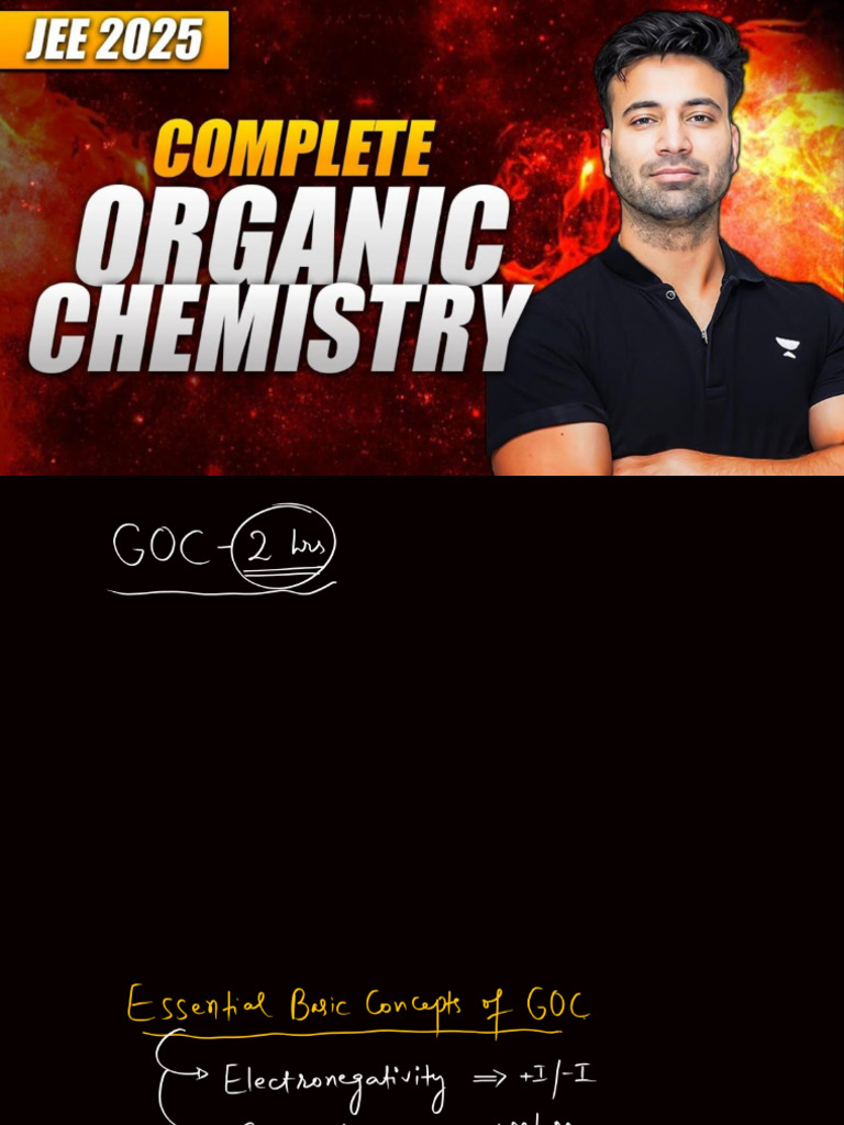 Complete Organic Chemistry Pdf