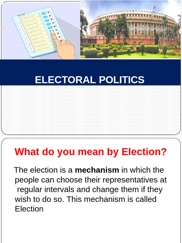 Understanding Elections in India | PDF | Elections | Electoral District