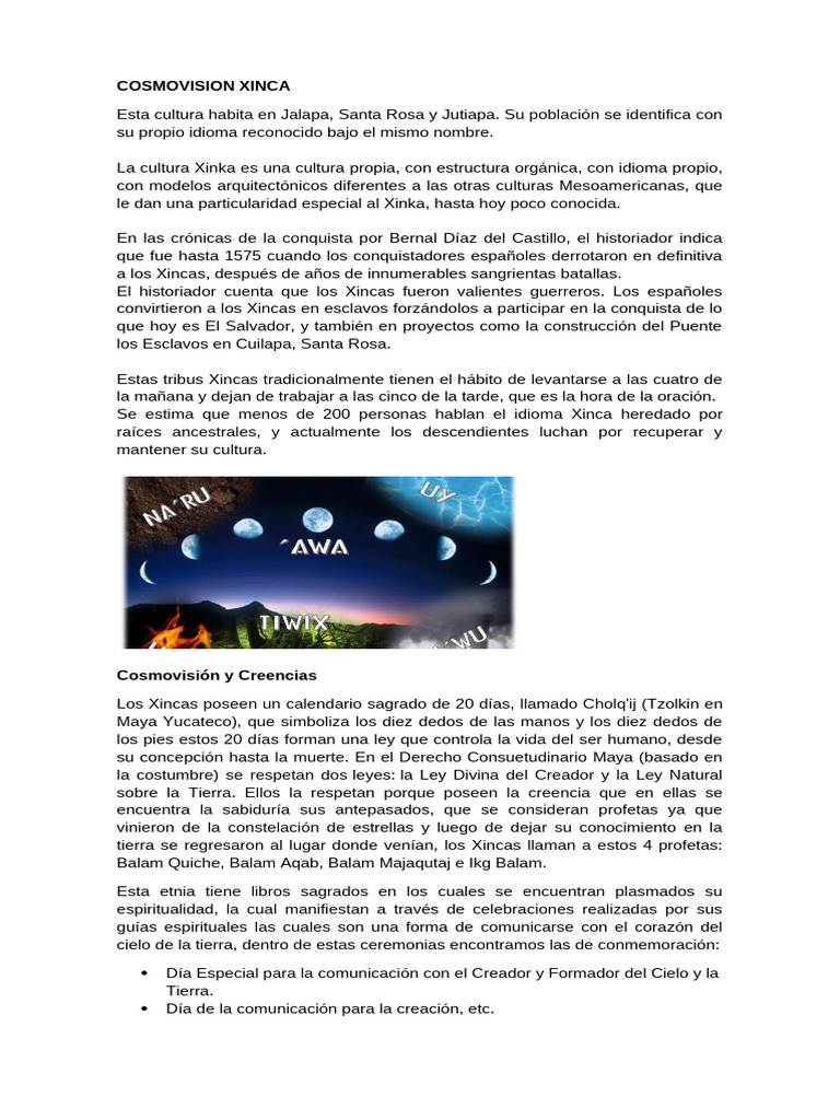 Colores y Cosmovisión Xinca | PDF | Color