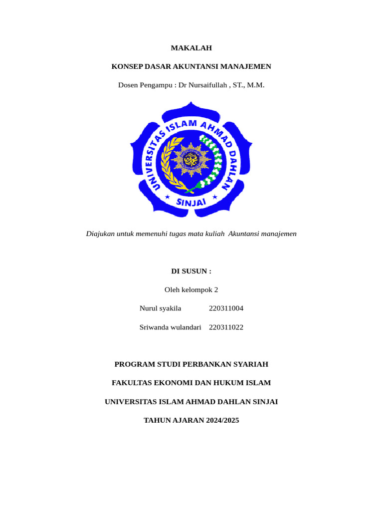 Akuntansi - Manajemen 2 | PDF