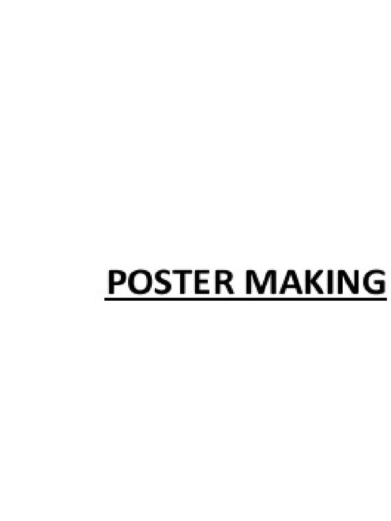 XI (Posters) Revision Worksheet | PDF