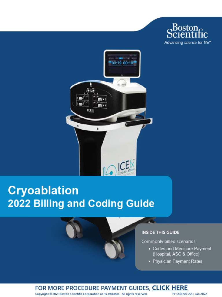 2022 Cryoablation Coding Guide | PDF | Medicare (United States ...