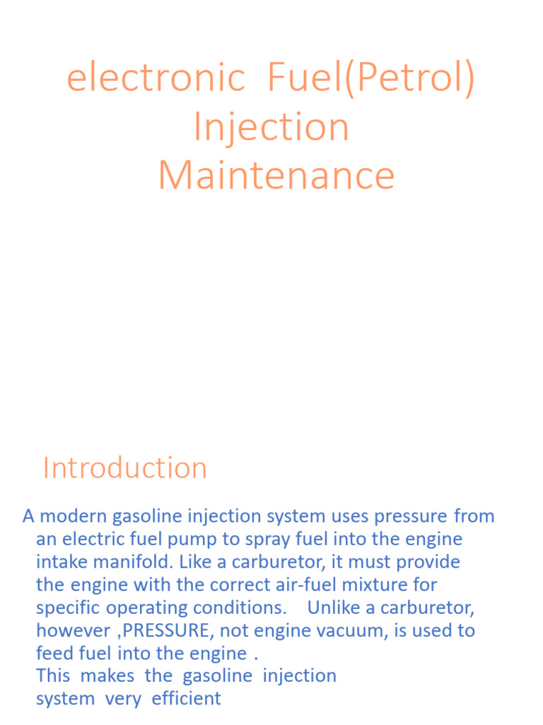 fuel system notes 1 | PDF | Fuel Injection | Pump