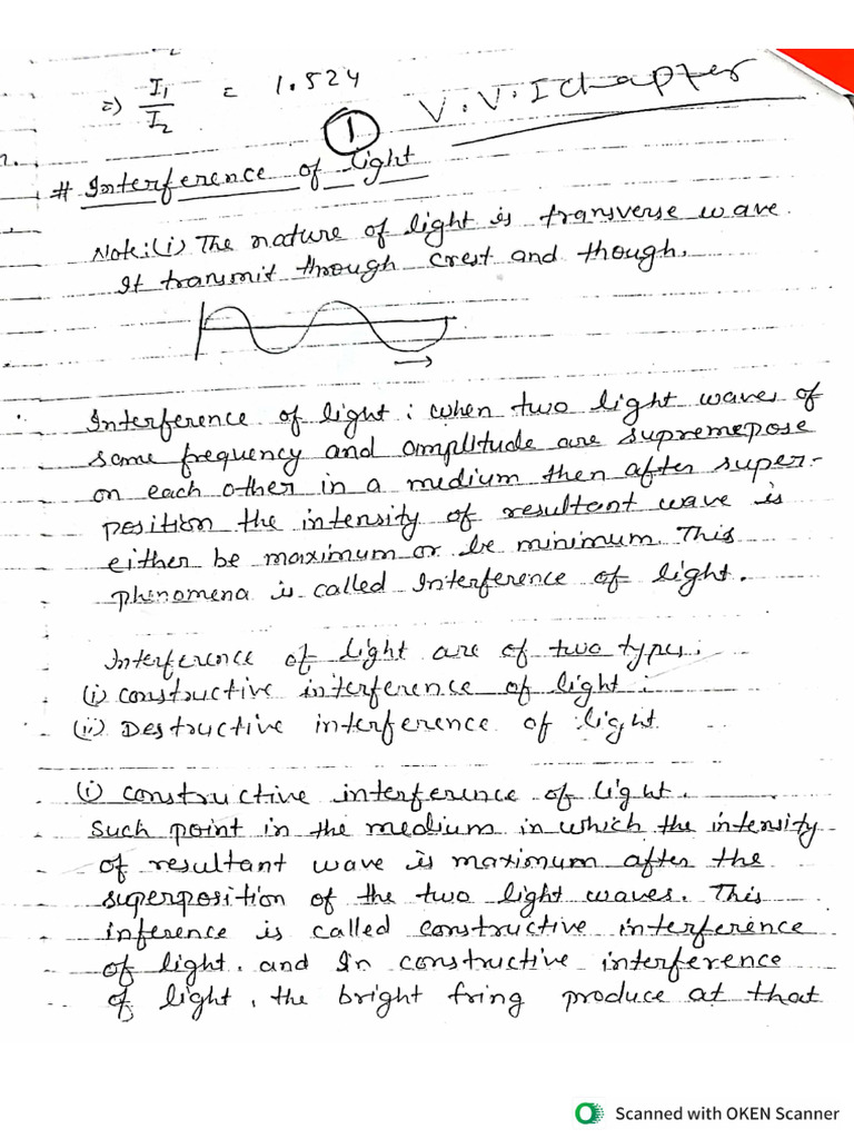 Interference Of Light Optics By Gopal Sir English Pdf