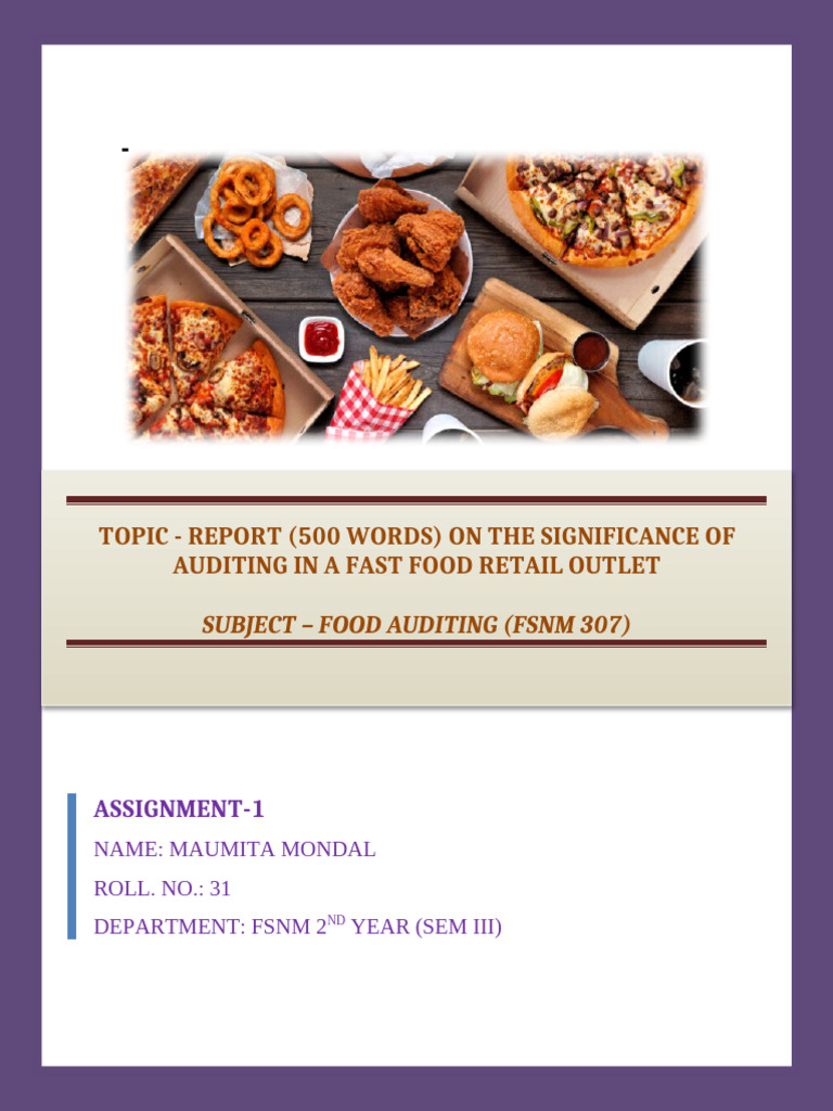 Report_on_the_Significance_of_Auditing_in_a_Fast_Food_Retail_Outlet ...