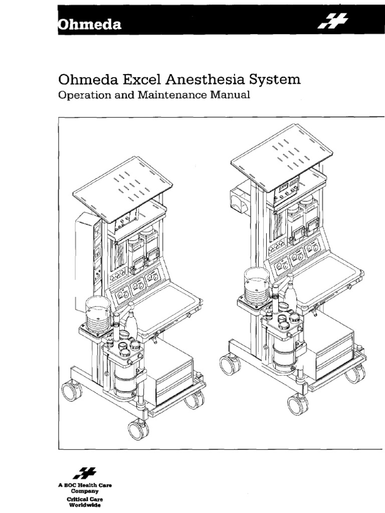 Ohmeda Excel 210 Anesthesia System | PDF