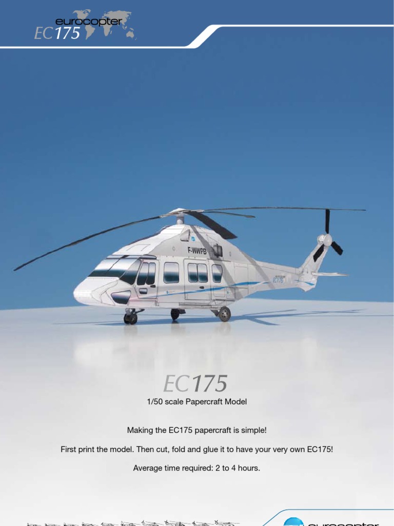 EC175 Papercraft Model Instructions | PDF