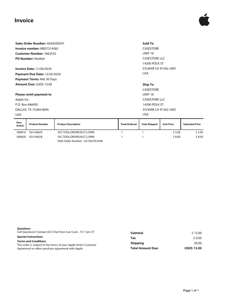 MB 37214585 | PDF | Invoice | Payments