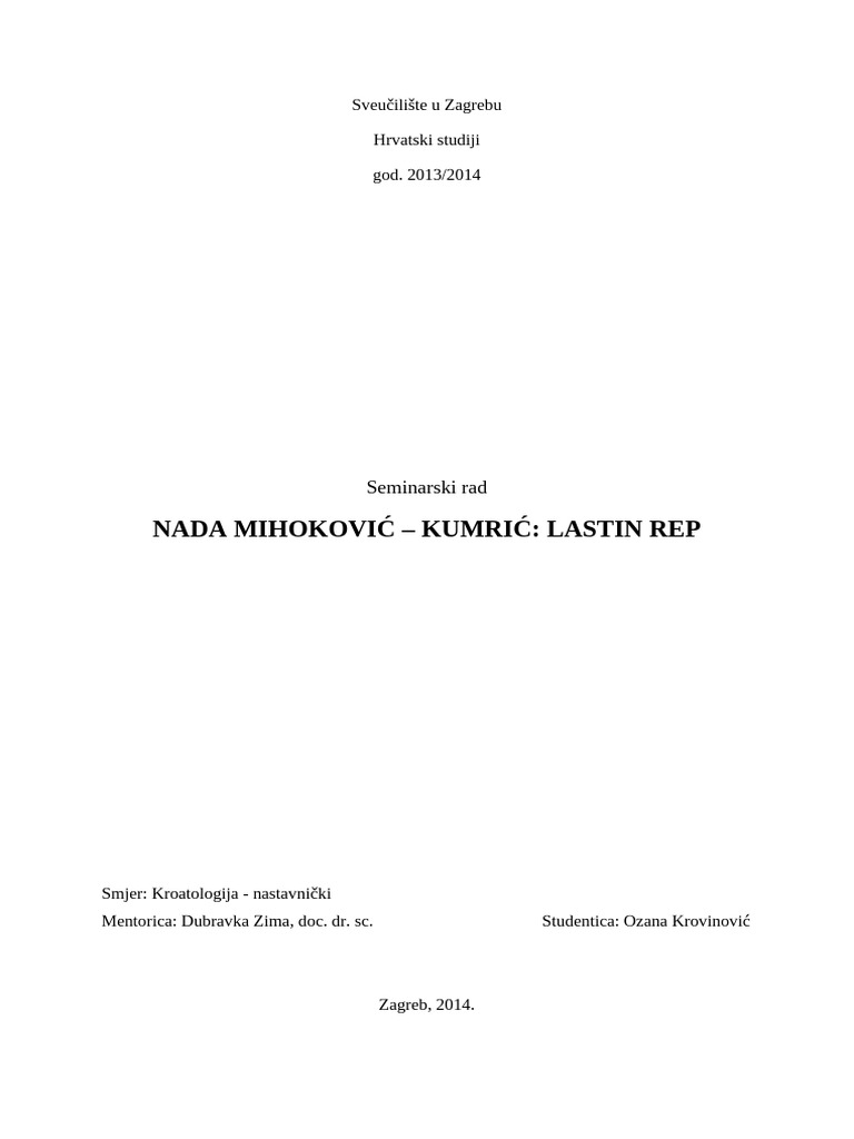 Seminar Lastin Rep | PDF