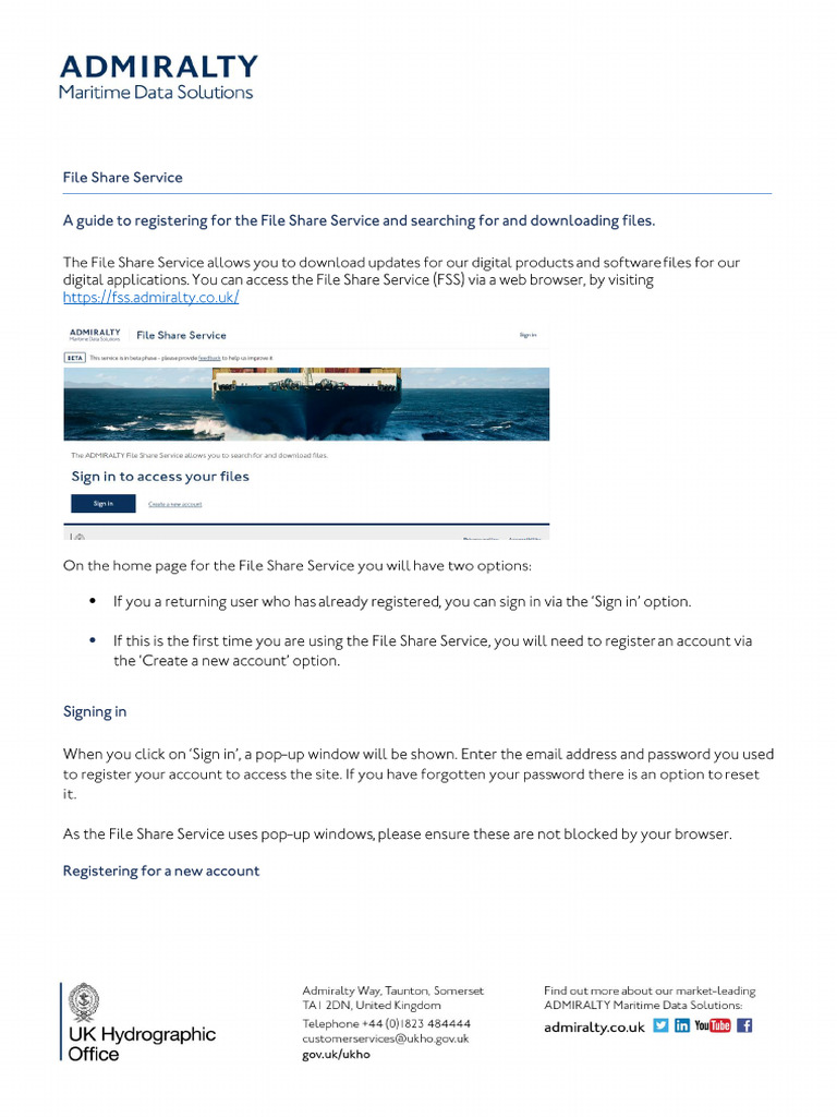 File Share Service User Guide | PDF