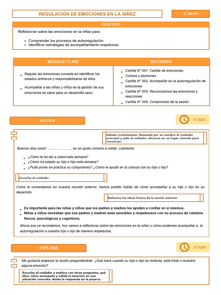 Regulación Emocional en Niños: Guía Práctica | PDF | Las emociones | Ira