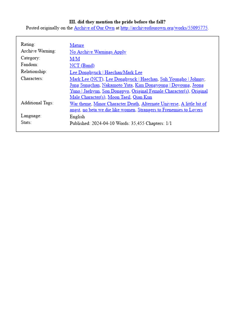 III Did They Mention The | PDF