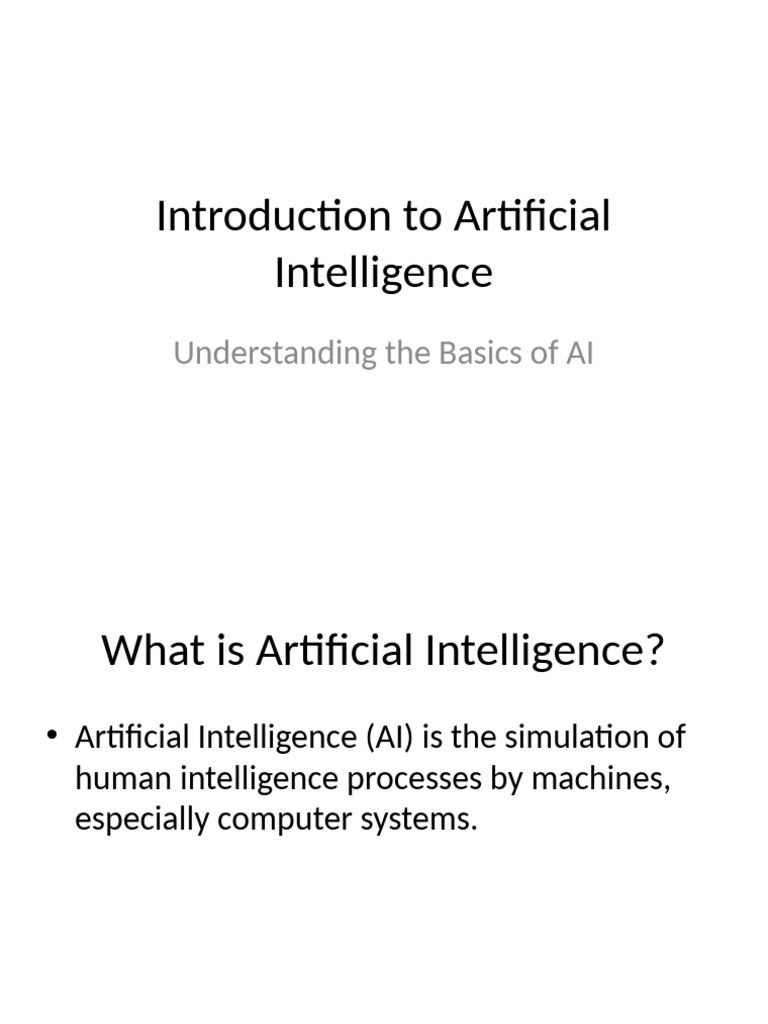 Introduction To Ai Book Pdf
