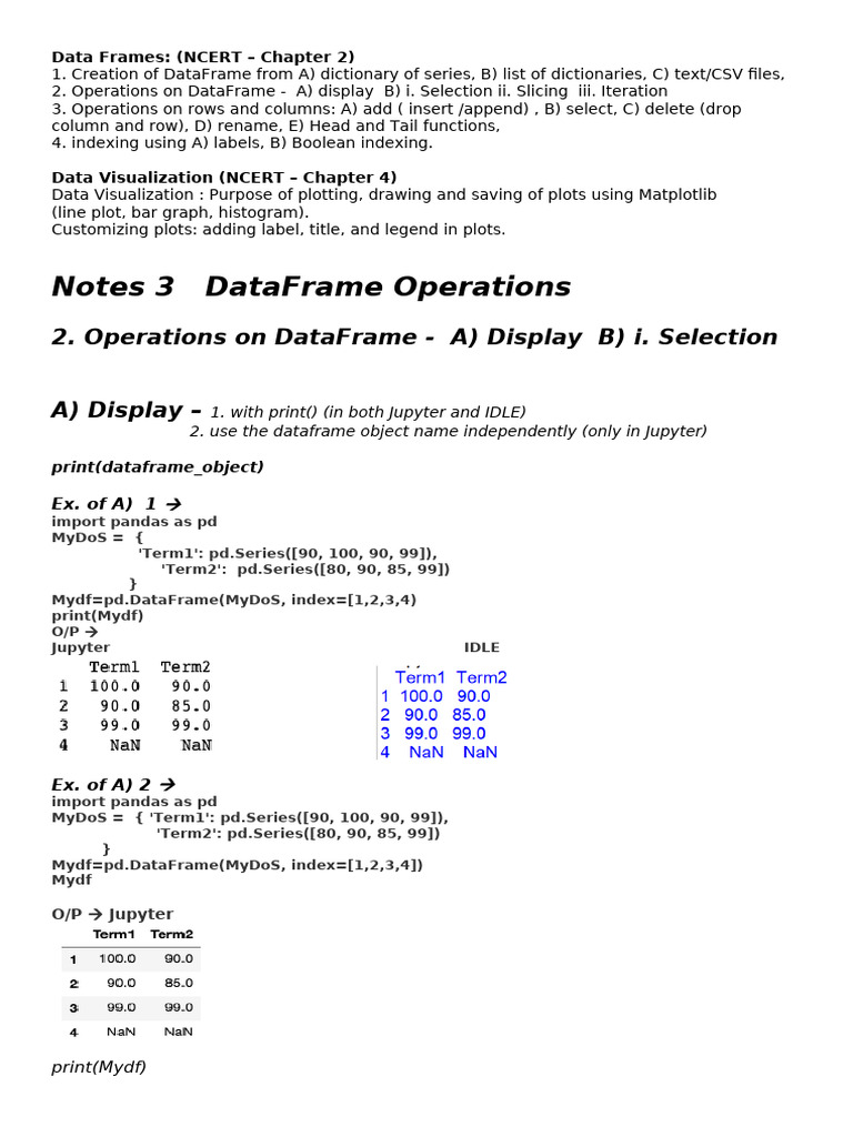 Data Frame Notes3 | PDF | Computer Programming | Association Football