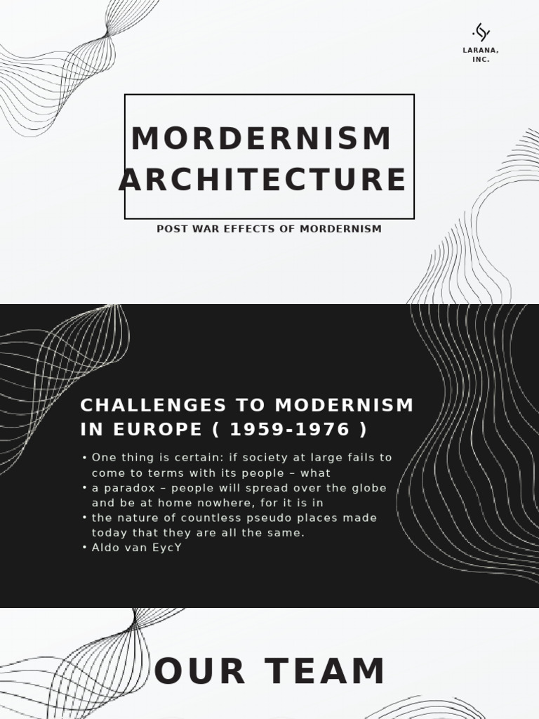 Challenges to Modernism in Europe | PDF | Design | Architect