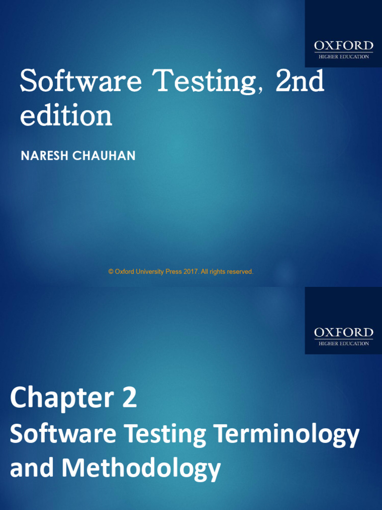 Chap 2 Software Testing Terminology and Methodology.ppt | PDF ...