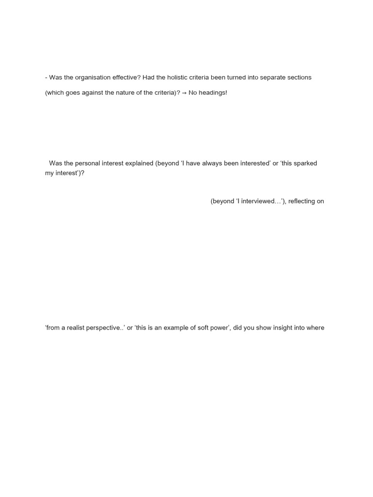 EA Checklist | PDF