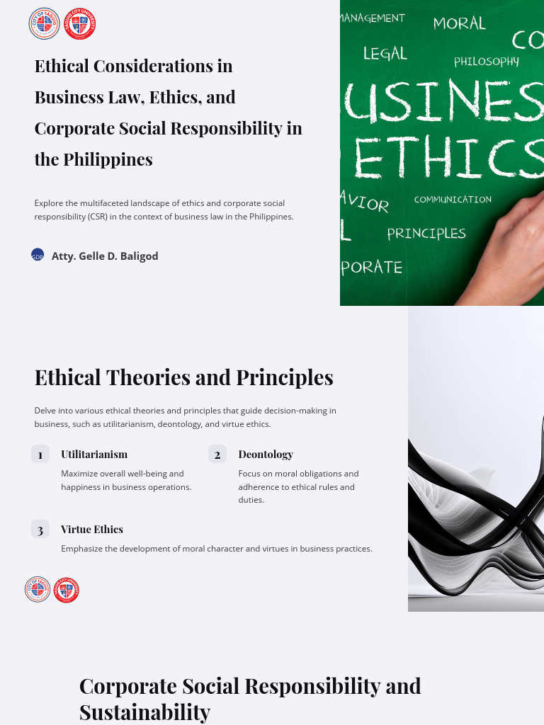 2 Business Law Ethical Considerations and Corporate Social ...