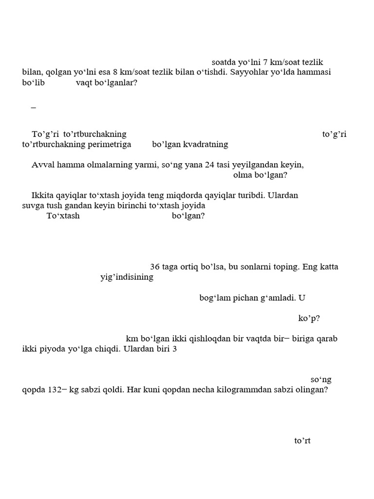 PIIMAUZ Matematika 25 Talik Test (2) - 230512 - 235509 | PDF