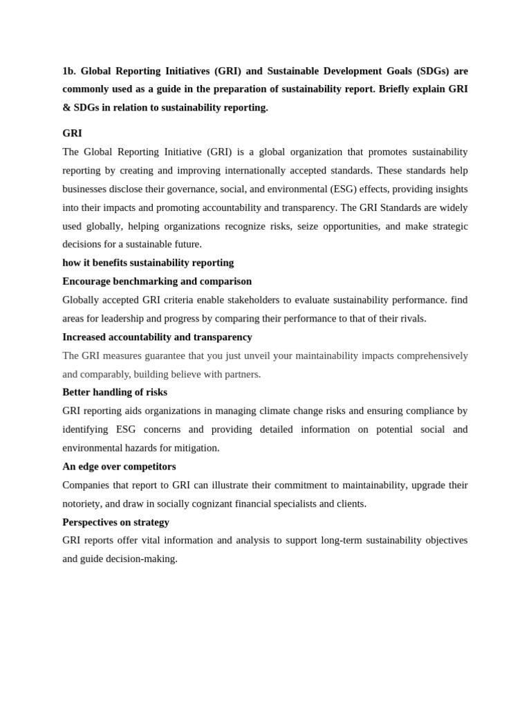 Câu 2b | PDF | Sustainability | Environment