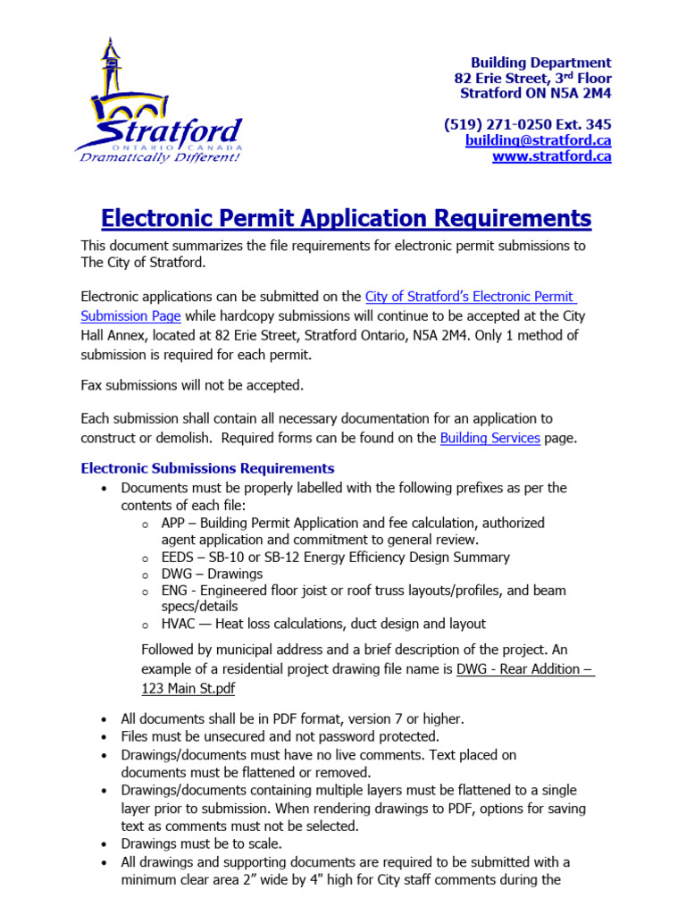 E-Permit-Application-Requirements-2023 | PDF