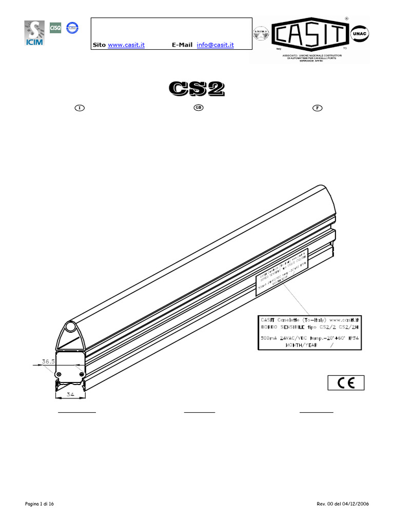 Costa CS2 - I - GB - F | PDF