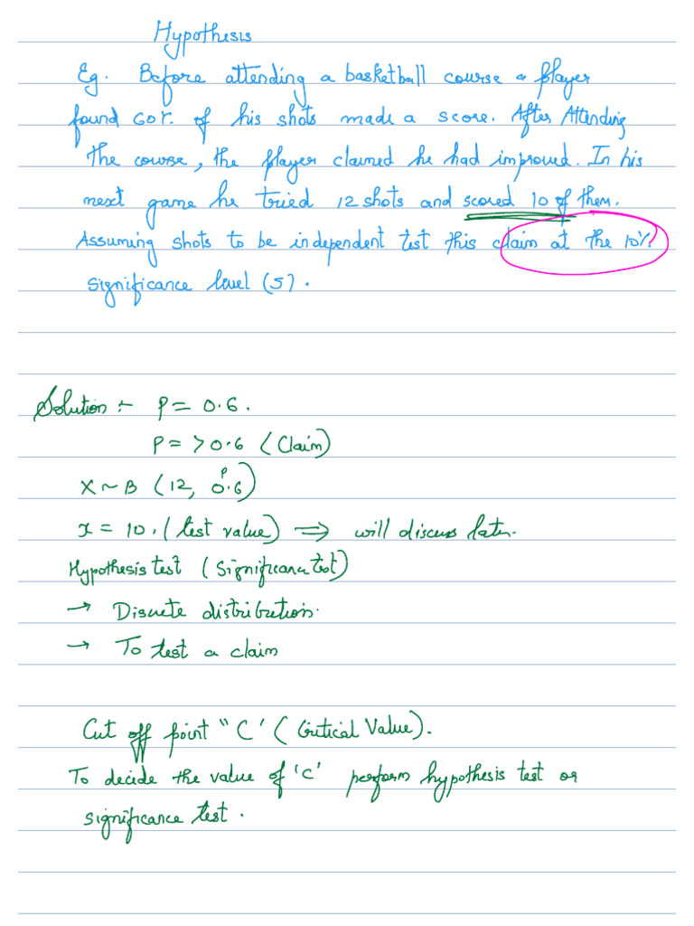 Note ' 24 Oct 2024 11_56_34 AM 2 | PDF | Statistical Hypothesis Testing ...
