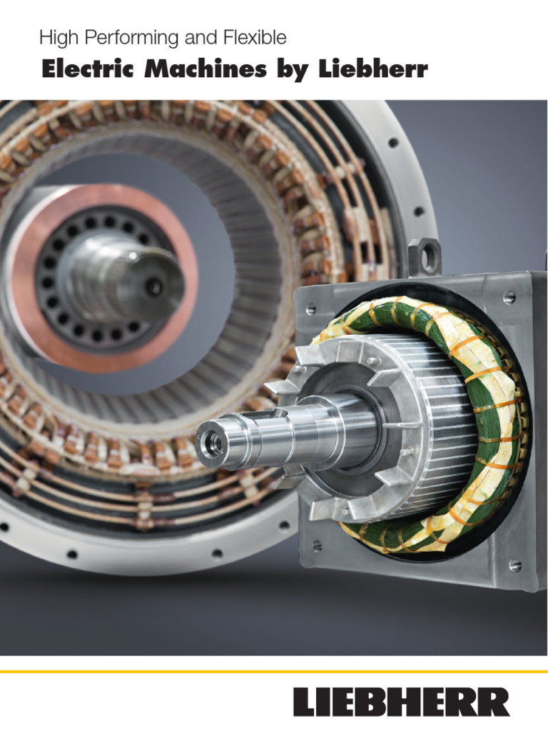 Liebherr Electric Machines 1 | PDF | Electric Motor | Engines