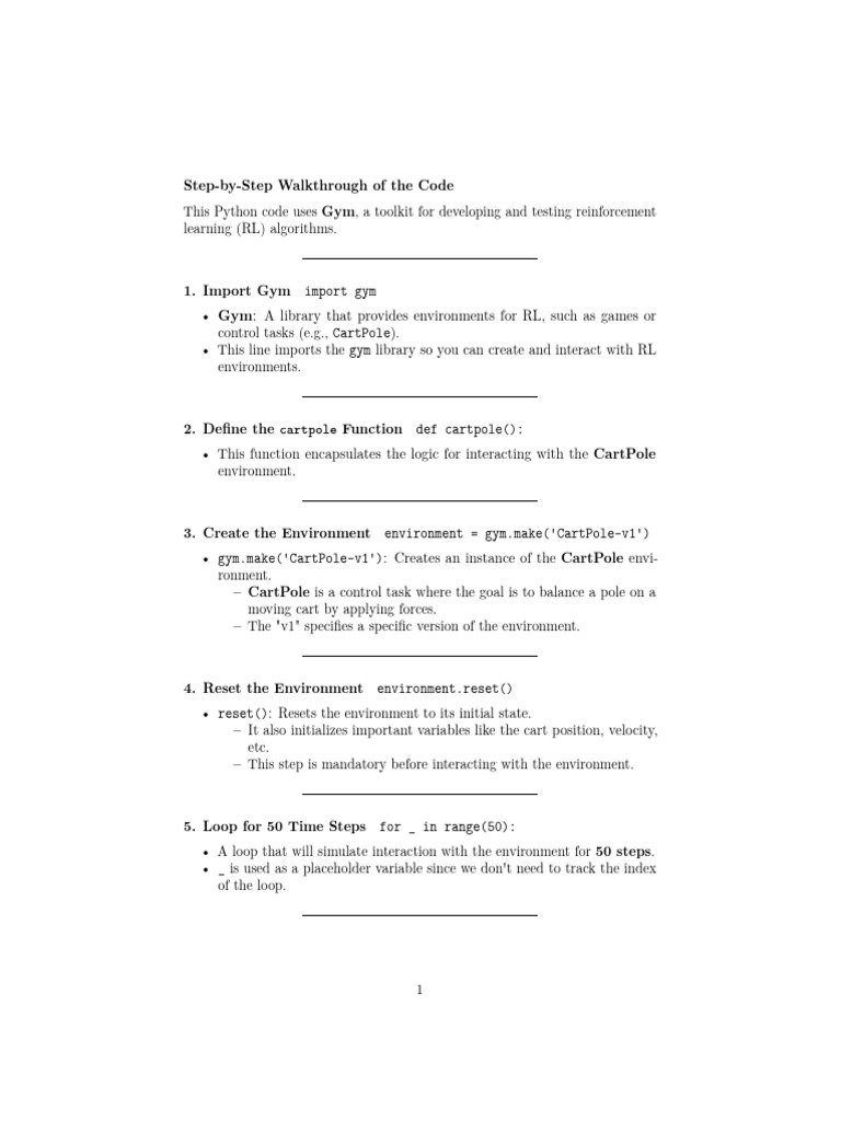 Step - by - Step Gym Code Explain | PDF | Software Development ...