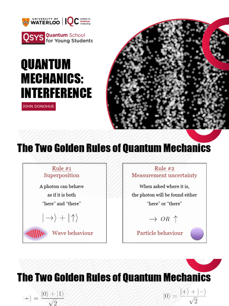 QSYS2022 04 Interferometers Print | PDF | Reflection (Physics) | Photon