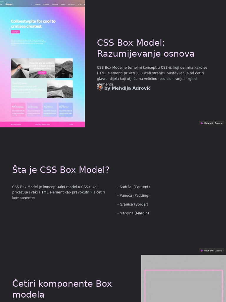CSS-Box-Model-Razumijevanje-osnova | PDF