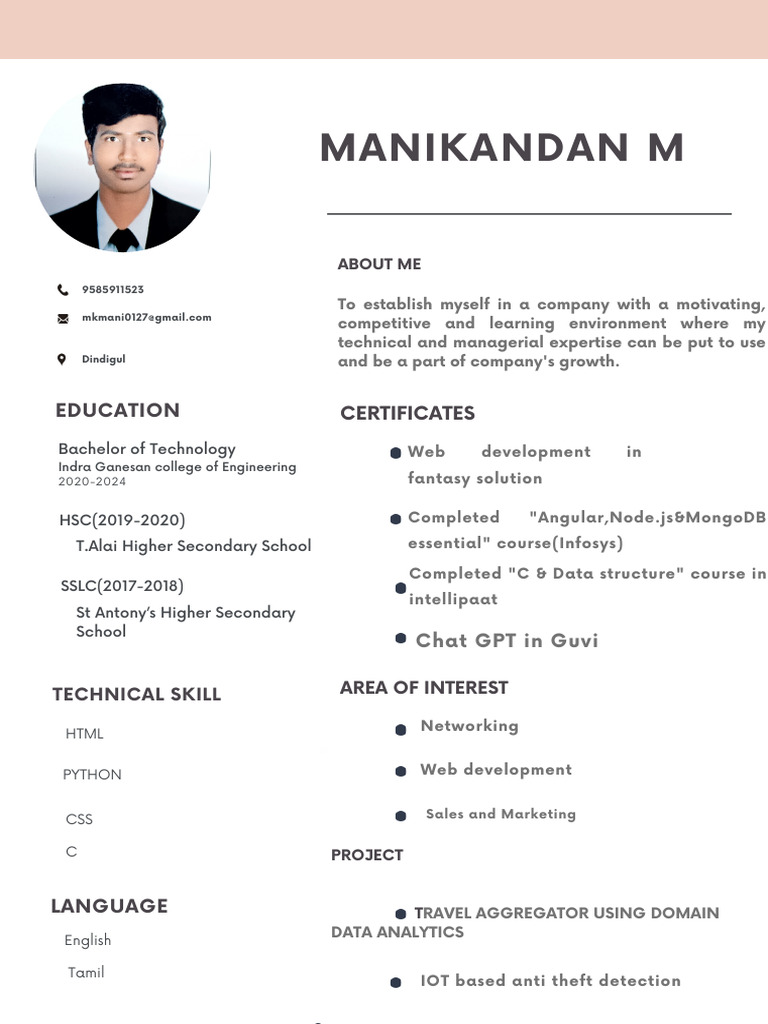Manikandan M.PDF - 20240916 - 080208 - 0000 | PDF