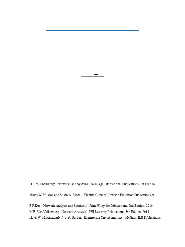 Lec 2 | PDF | Laplace Transform | Electrical Network
