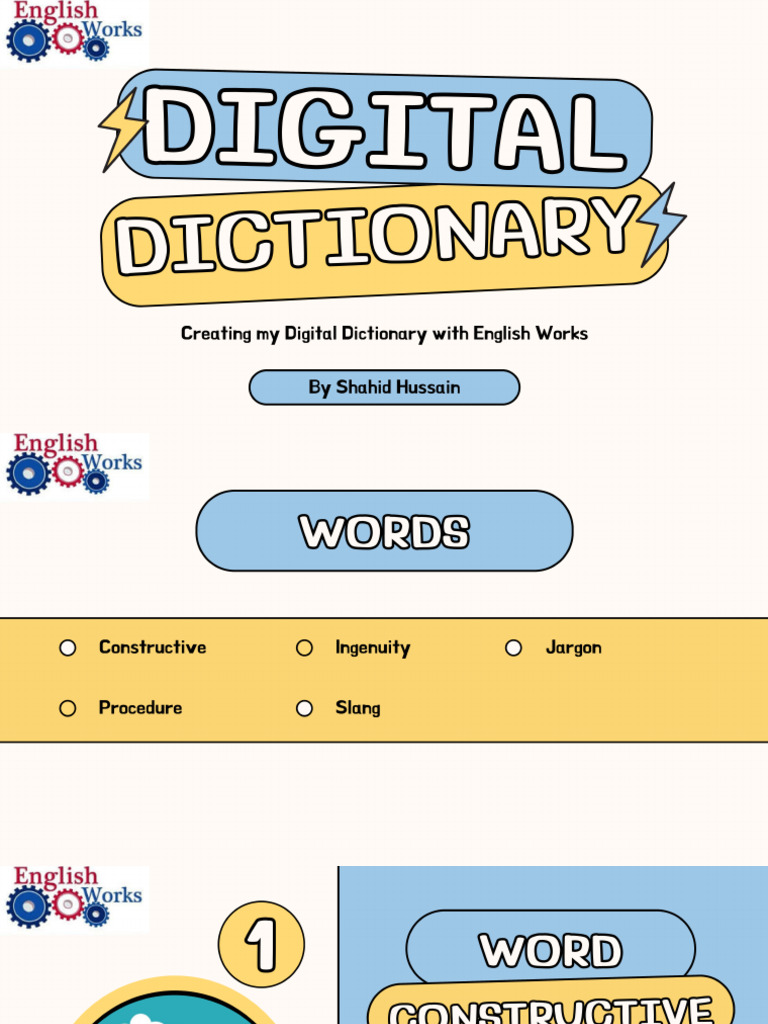 Shahid Hussain's Digital Dictionary | PDF