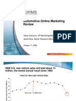2008 J D Power Automotive Online Marketing Review