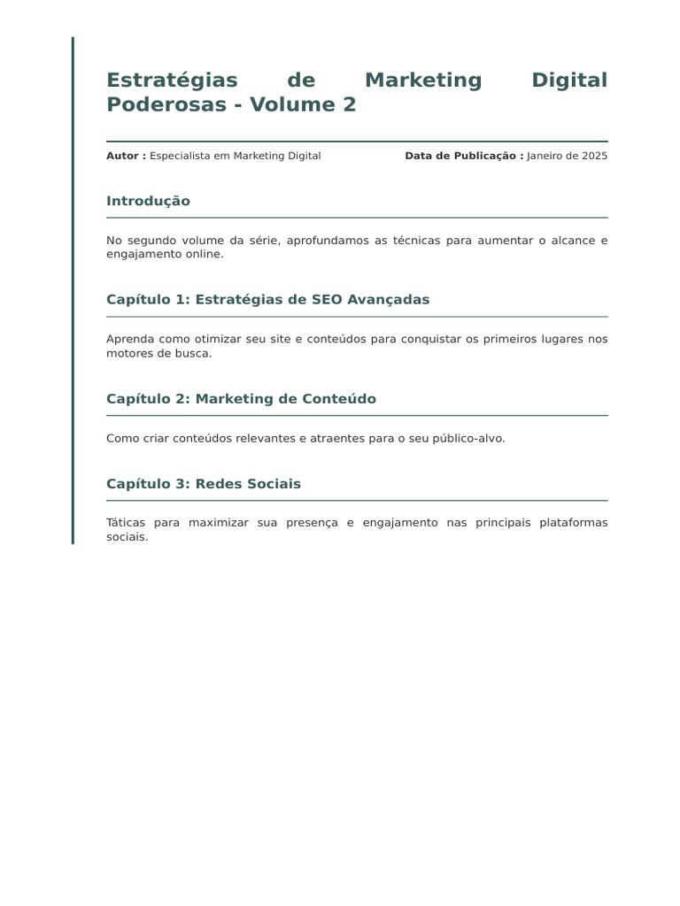 Estrategias de Marketing Poderosas - Volume 2 | PDF