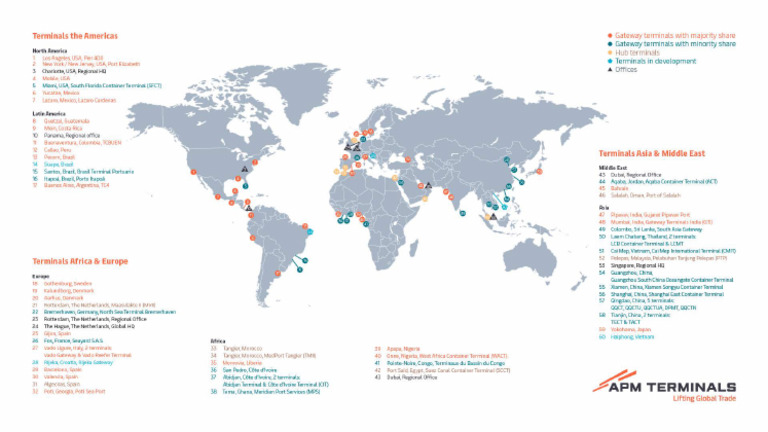 Apm Terminals Global Map | PDF