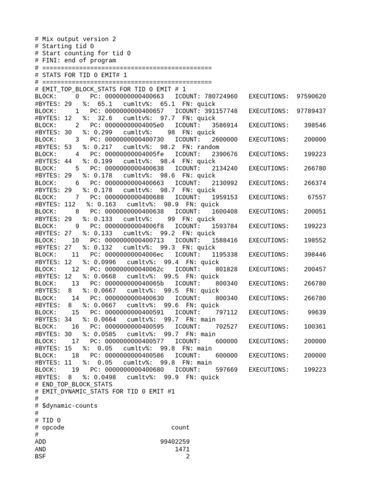 Instructions count | PDF | Computer Architecture | Computer Engineering