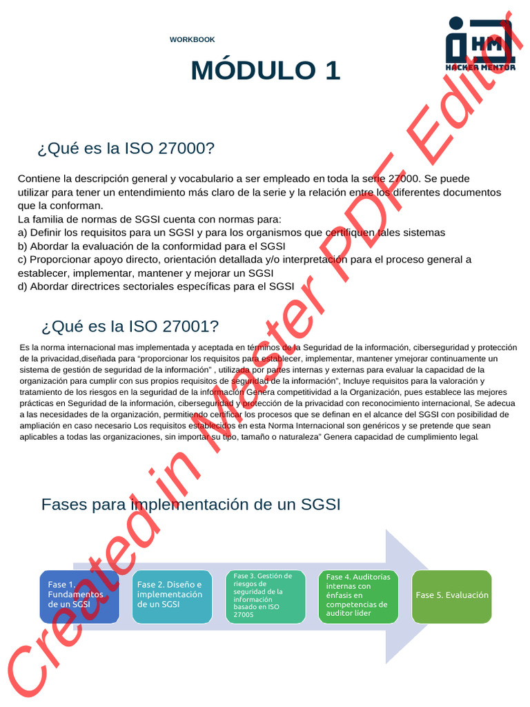 Guía de Implementación ISO 27001 SGSI | PDF | La seguridad informática ...