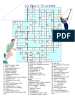 Sports Crossword