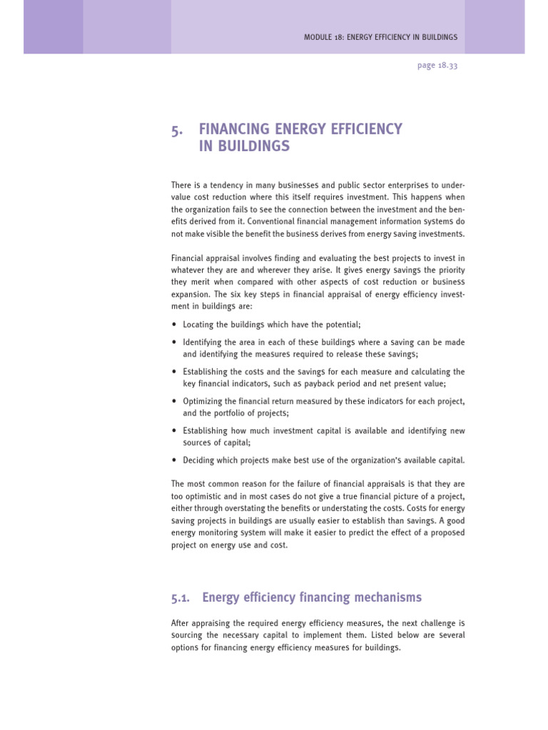 Financing Energy Efficiency in Buildings | PDF | Efficient Energy Use ...
