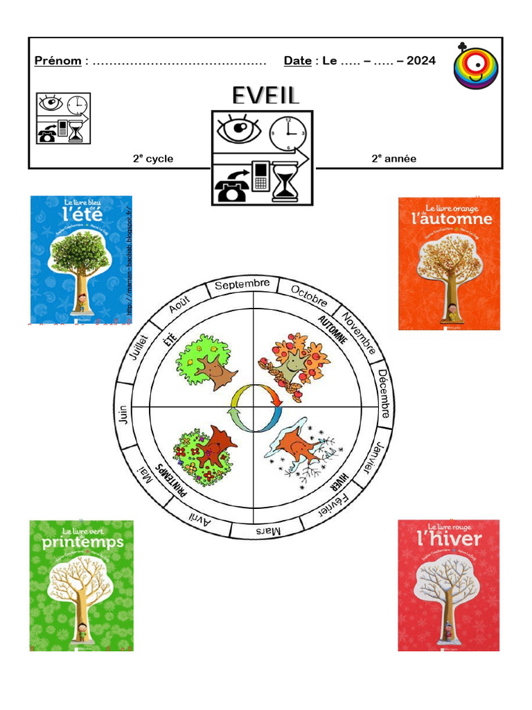Les 4 saisons : Guide éducatif 2e année | PDF | Hiver