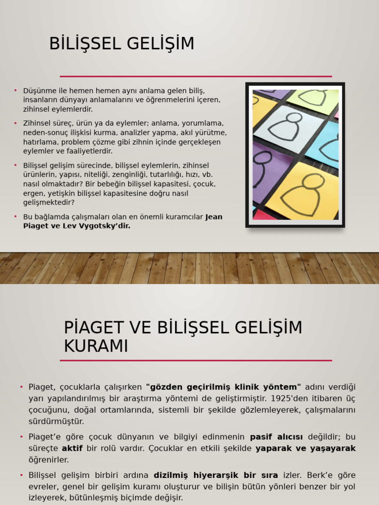 Hafta Eğitim Psikolojisi - Bilişsel Gelişim | PDF